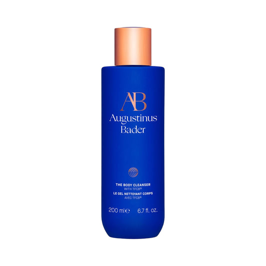 Augustinus Bader The Body Cleanser sprchový gél v 200ml modrej fľaši - predný pohľad